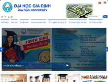 Tablet Screenshot of giadinh.edu.vn